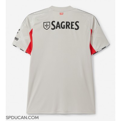 Muški Nogometni Dres Benfica Gostujuci 2025-26 Kratak Rukav Muški Nogometni Dres Benfica Gostujuci 2025-26 Kratak Rukav